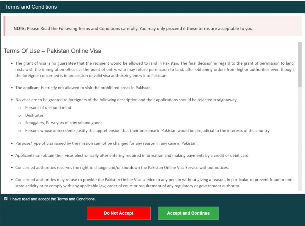 pakistan visa on arrival