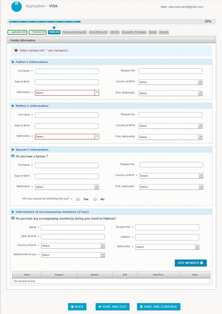 pakistan visa extension online